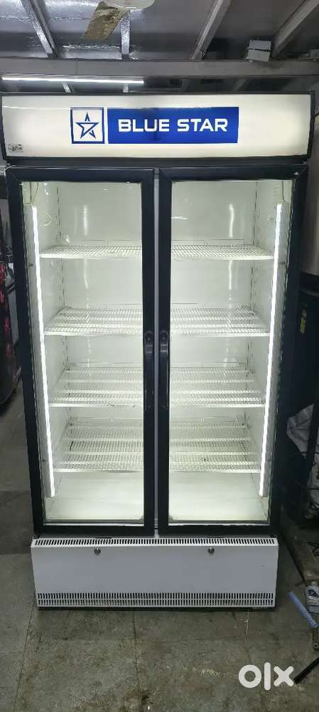 Double door visi cooler, display fridge, glass door fridge