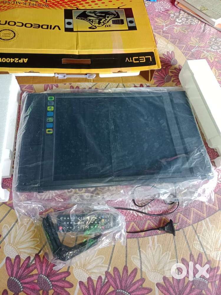 VIDEOCON LCD TV (NEW CONDITION) + FREE 3 BURNER LPG SURYA BRAND  STOVE