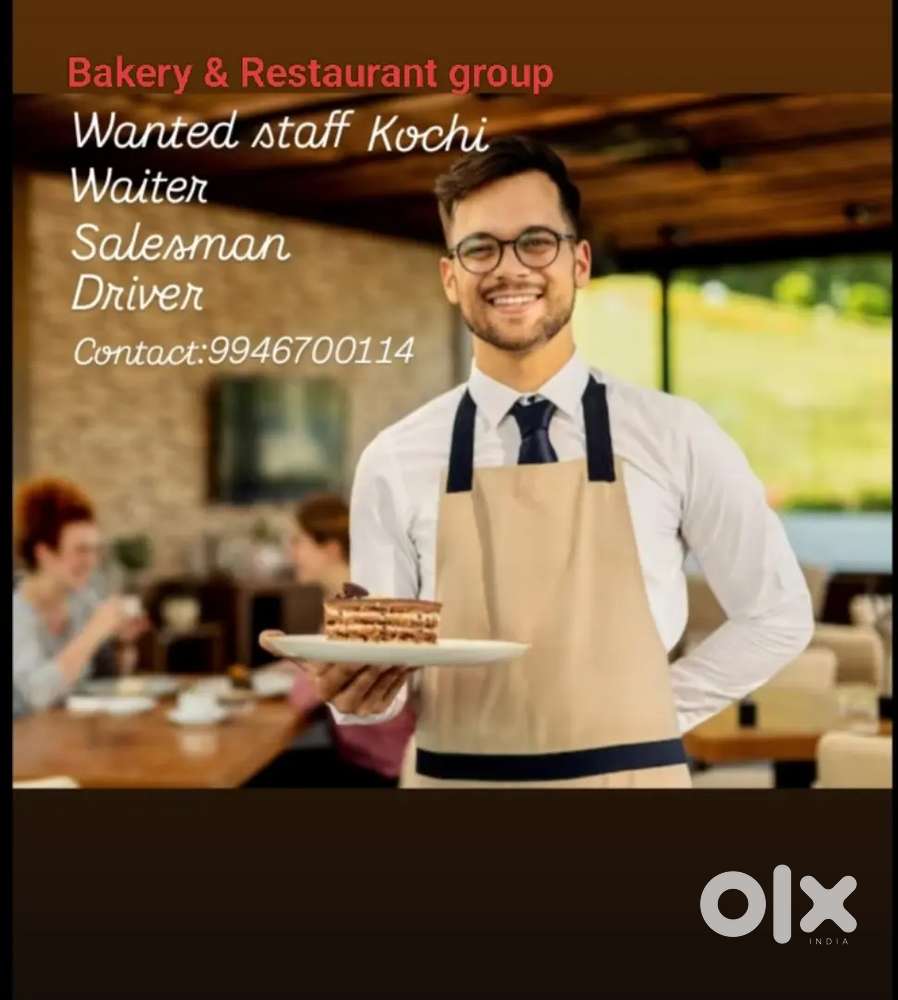 Wanted staff (Sales man, Waiter, Driver)