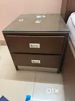 Bed with mattress