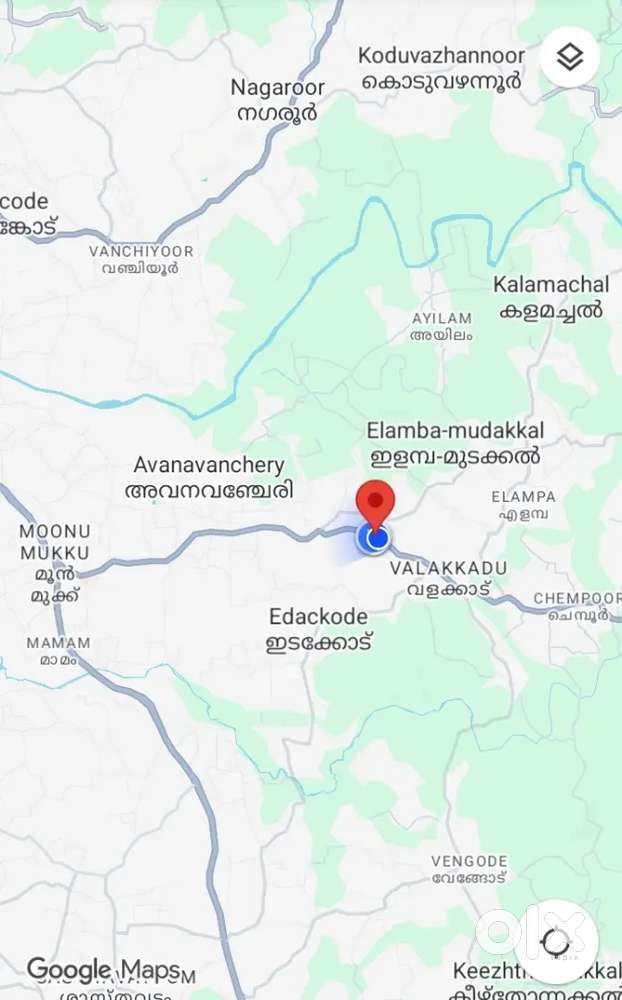 2.5 Acre  Land for Agricultural Lease – SH 47 Attingal–Venjaramoodu Rd