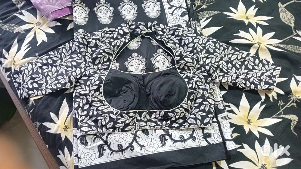 One time used sarees,new boutique blouses