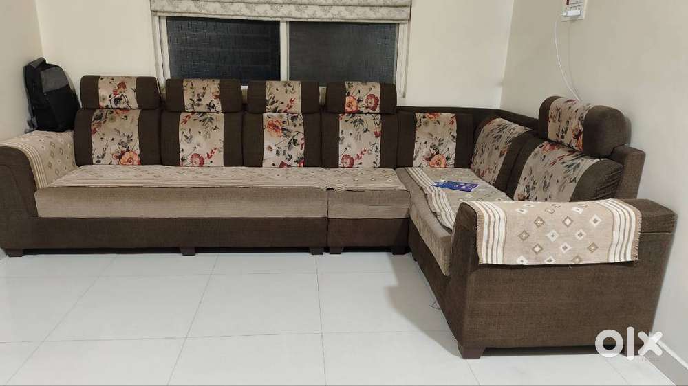L shap sofa set