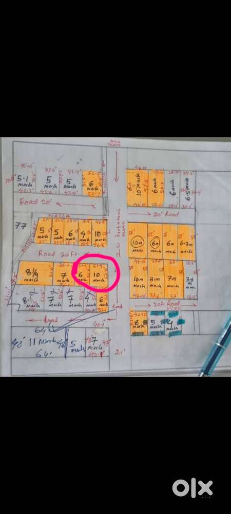 10 marla east facing corner plot at sangrampur jammu.