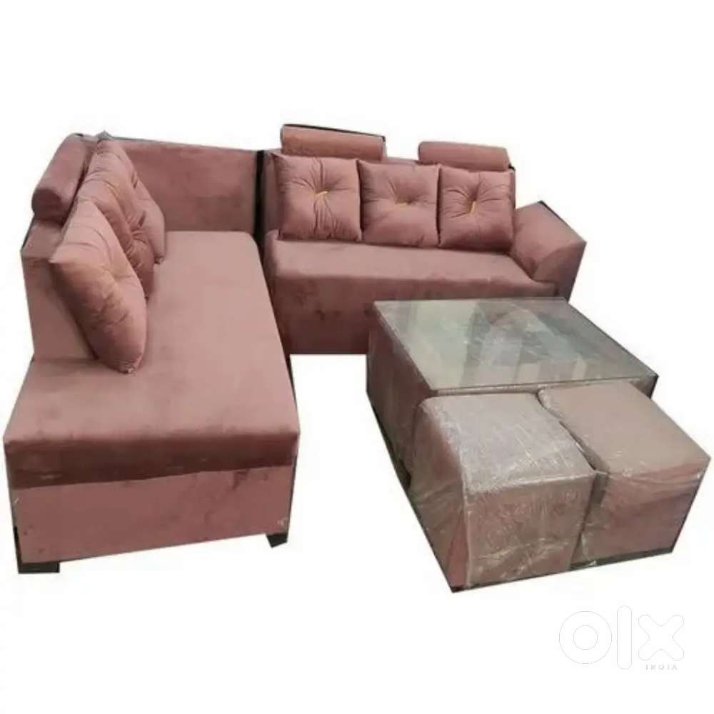 Super discount buy new sofa 8499, L size sofa 13990/-EMI on bajaj