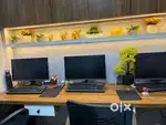 Female computer oprerator