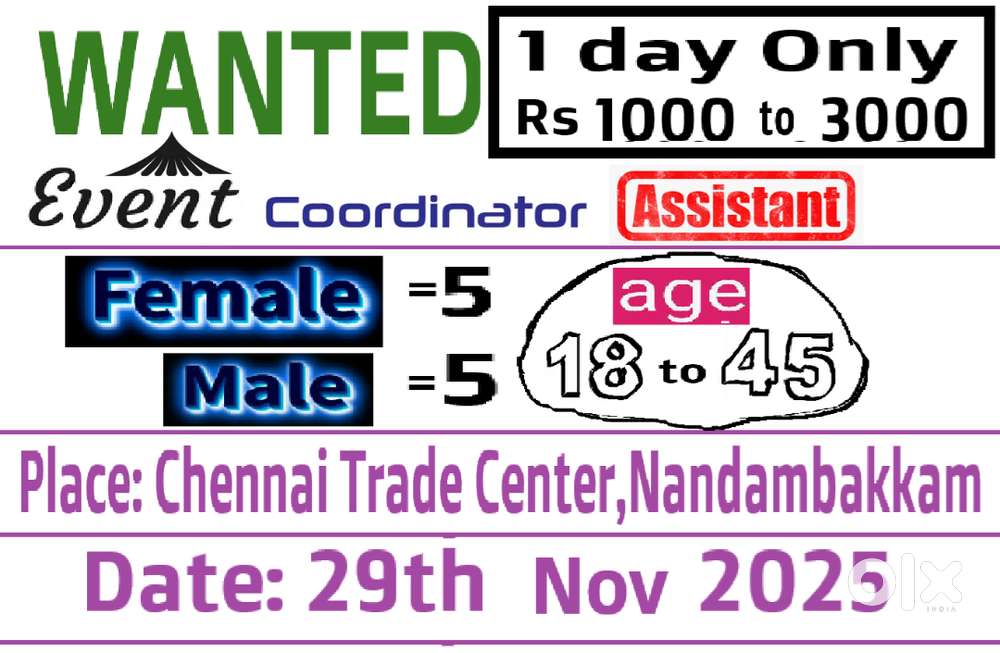 Event Co Ordinator or Assistant wanted