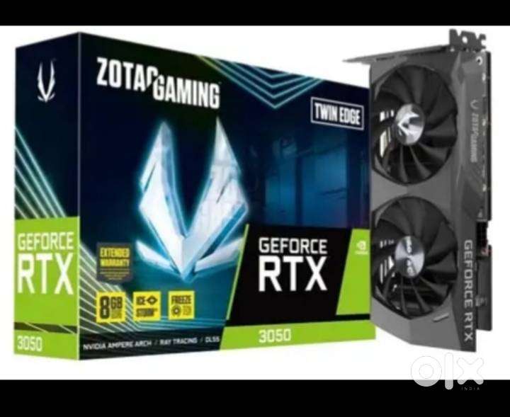 RTX 3050 8GB DDR6 and COOLER MASTER 650W and Pc parts