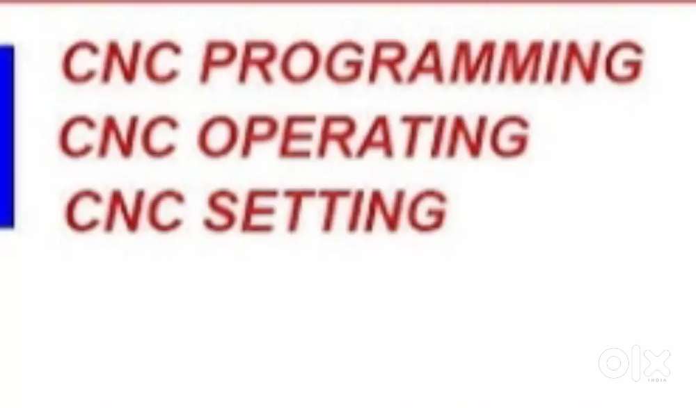 CNC programing CNC operating setting.sikhe one month me