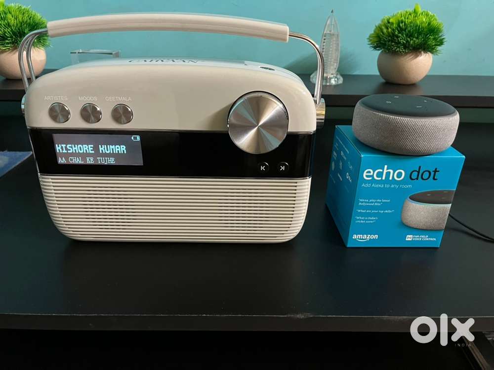 Amazon Alexa Echo Dot & Saregama Carvaan Radio