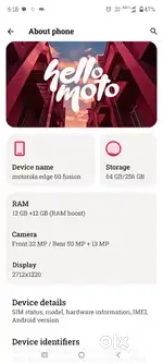 Motorola edge 60 fusion
