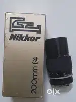 Mint condition Nikon Ai 200mm f4 MANUAL LENS