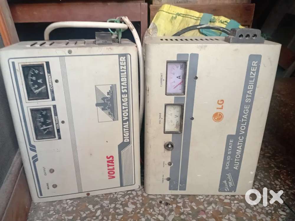 AC stablizers one Voltas and one LG both working condition. OK ha.