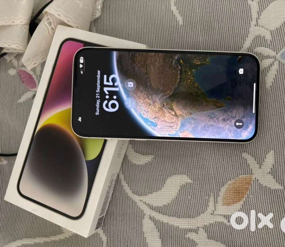 New condition, 14 Plus, 128 Gb, No Scratch,Battery 83%, With Bill Box