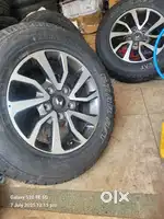 Scorpio N 18 ALLOY WHEELS 45000 WITH BRAND NEW TYRE CEAT combo 92000