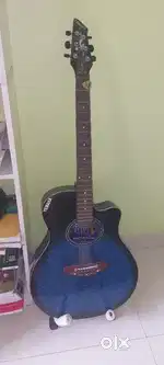 Guitar in blue
