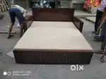 New luxury design sofa come bed teak wood