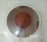 Glass n Wooden Round Centre Table