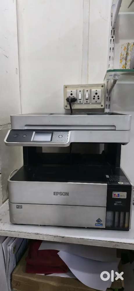 Dell laptop and Epson Color Printer