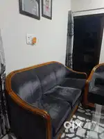 5 seater wooden sofa