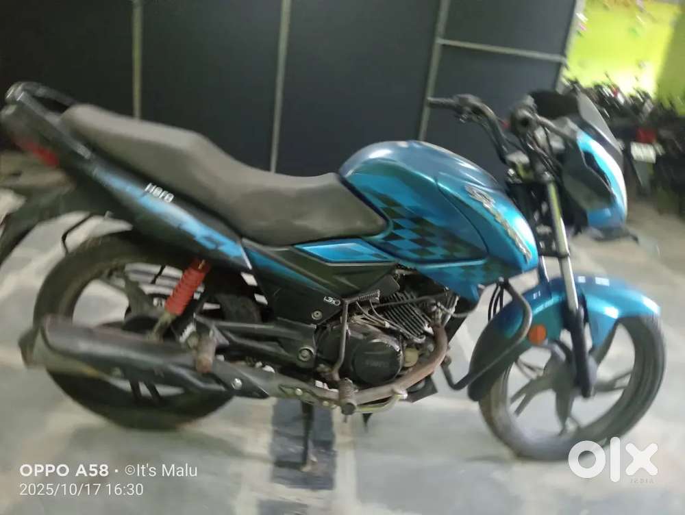 HERO GLAMOUR; MODEL 2018; SELF STARTER DIGITAL METER FRONT DISC; BS4.