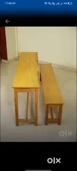 Desks and bench