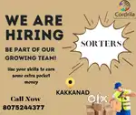 Hiring Part Time Sorters