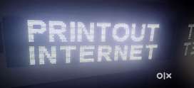 LED scroling Sign Bord, 4months old whight color. Palakkad, Mundoor
