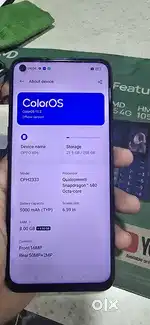 OPPO A96 4G 8GB RAM 256 GB ROM 5000MAH BATTERY  WITH CHARGER