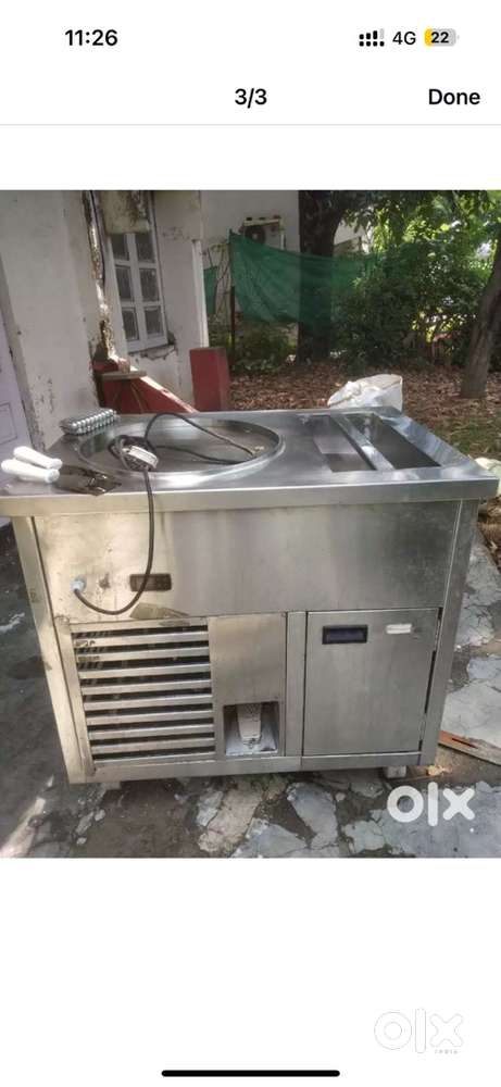 Icecream roll making machine( tawa ice cream)