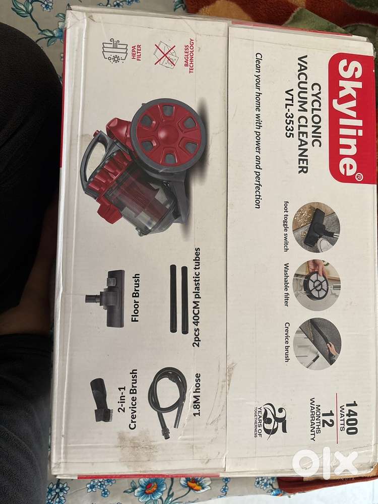 Brand New Sealed Skyline Cyclonic Vacuum Cleaner VTL-3535 (MRP ₹5,999)