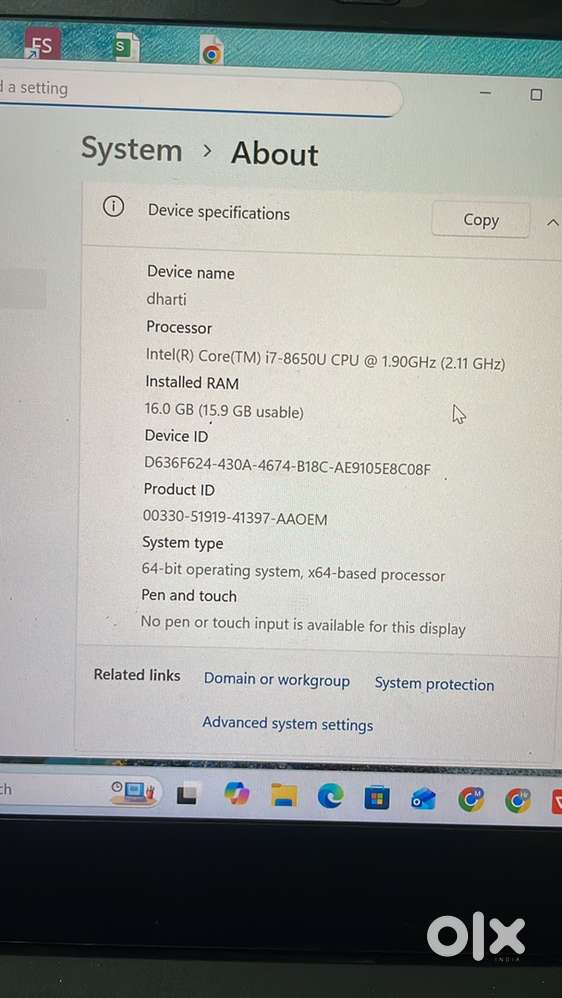 Laptop for sale