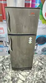 Godrej double door 260 litres grey colour less used refrigerator