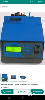 Petrol /deisel emission testing Machine