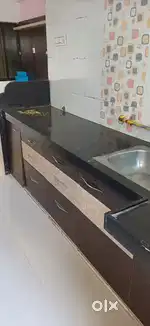 Broker : 1bhk flat 7k rent semi.furn.Gasline (Family only)Trikon bag