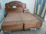 Box Style double bed - good condition