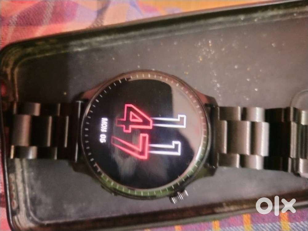 boAt Ultima Prime Smartwatch – Steel Black, AMOLED Display, Excellent