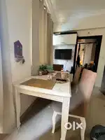4 seater white dining table set
