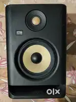 Studio monitor and audio interface sound card and studio monitor stand