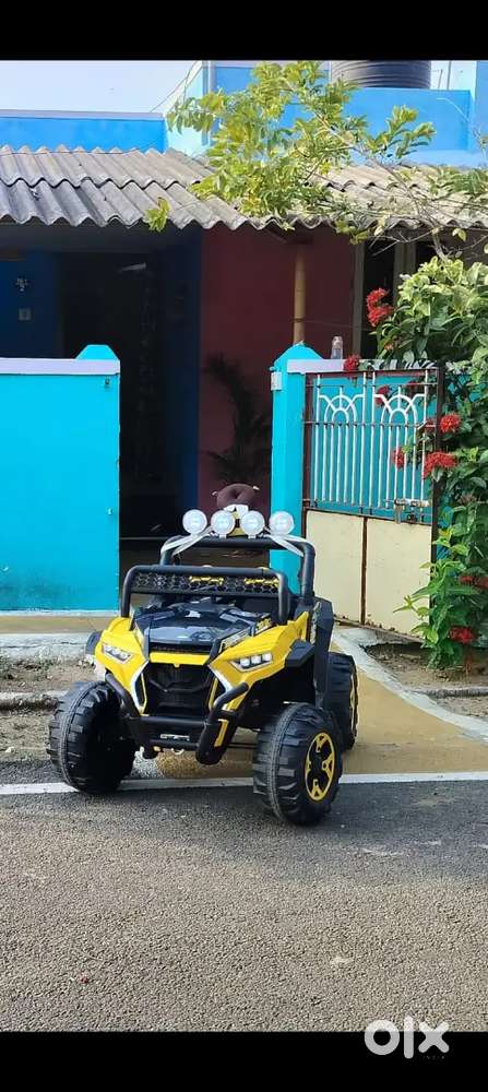 Kids car yellow colour