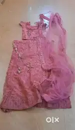 Pink chamki work lehenga