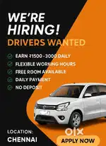 Wanted drivers urgently (chennai)