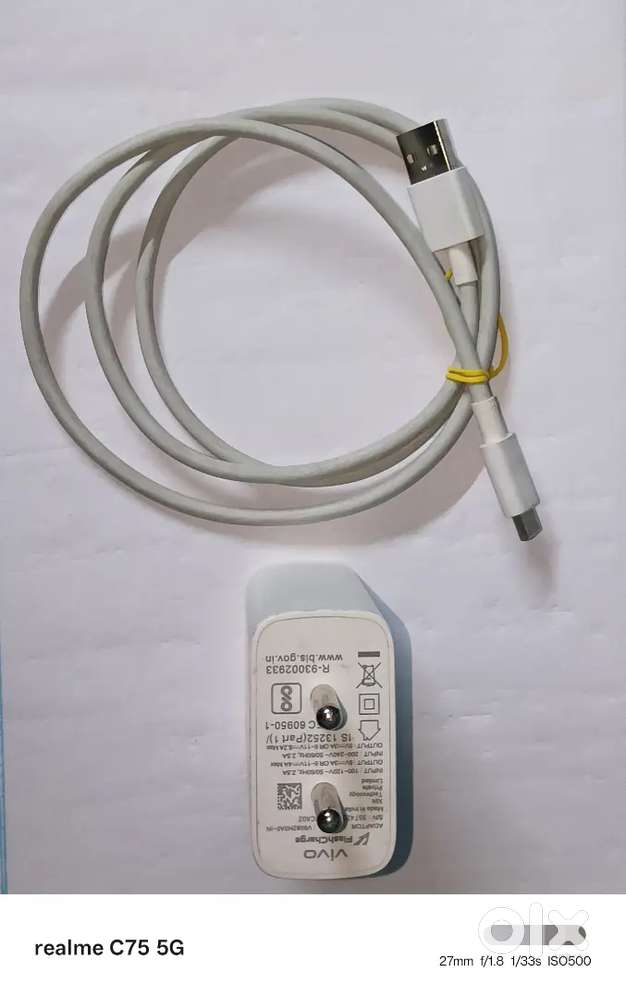 Vivo original charger and original Data cable