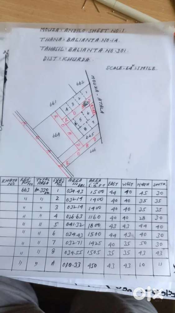 1210 squre feet property