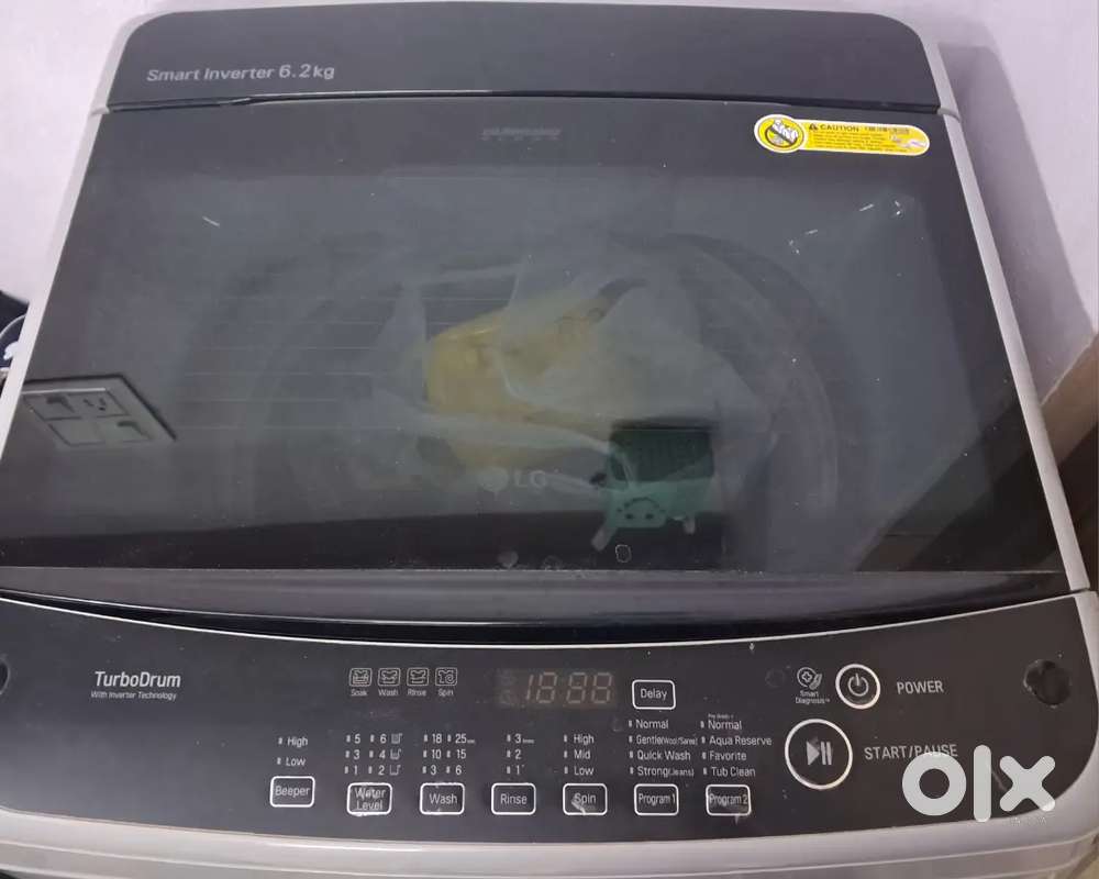 Used top loading LG washing machine 6.2 kg  for immediate sale.