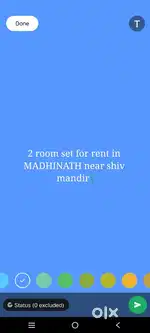 2 room set for rent in MADHINATH near shiv mandir