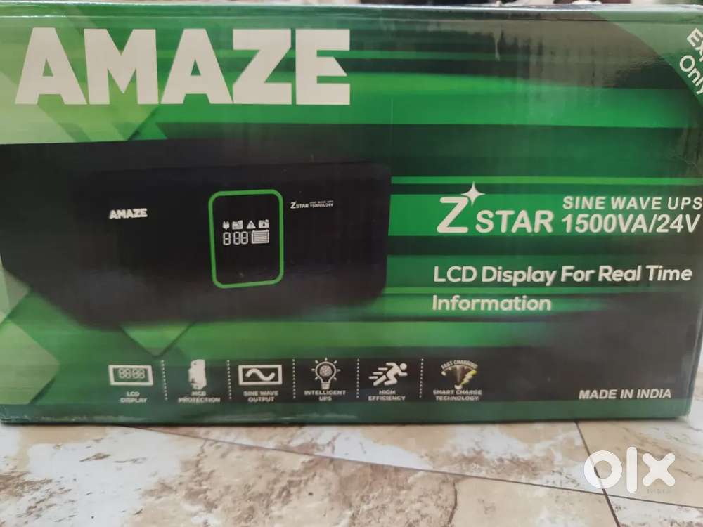 Amaze new box pack inverter 1500va/24v