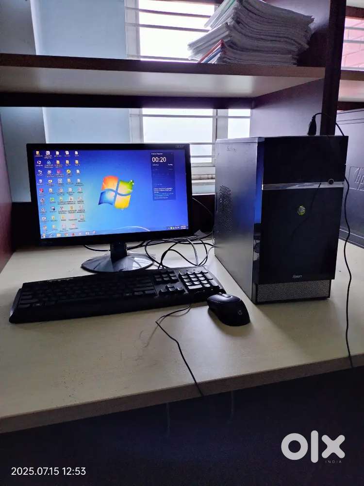 Assembled desktop computer