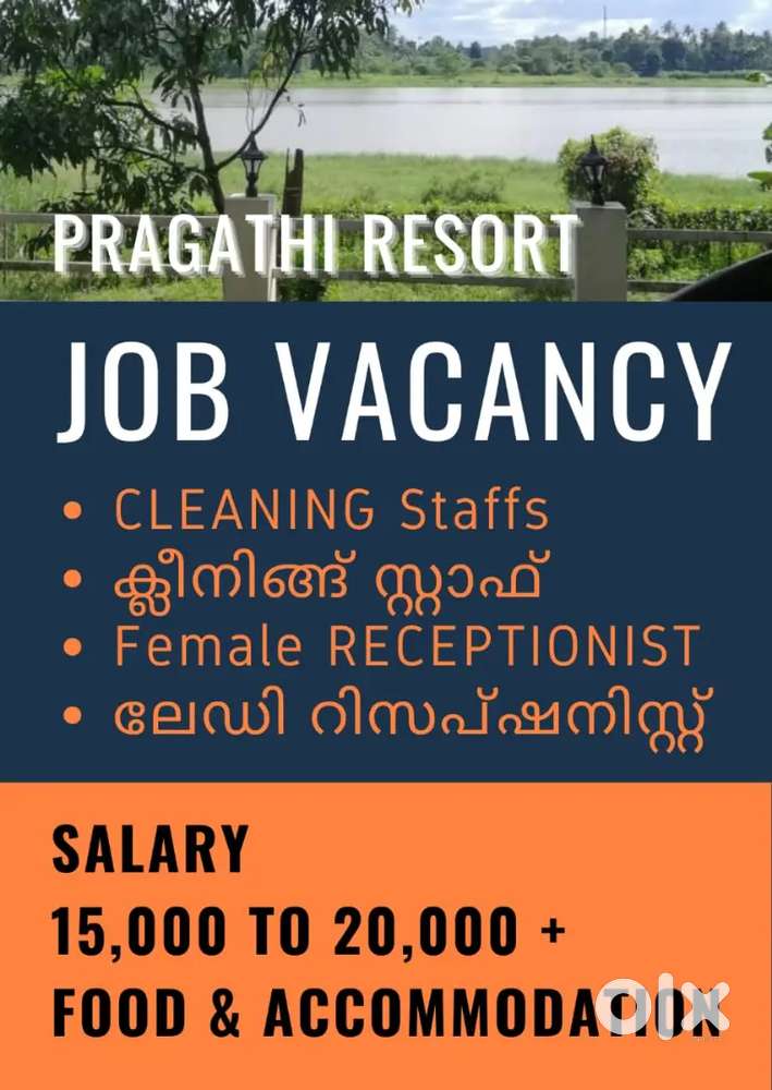 Cleaning Staffs,  Lady Receptionists cum Tele Calling Staffs