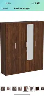 Four-door wardrobe
